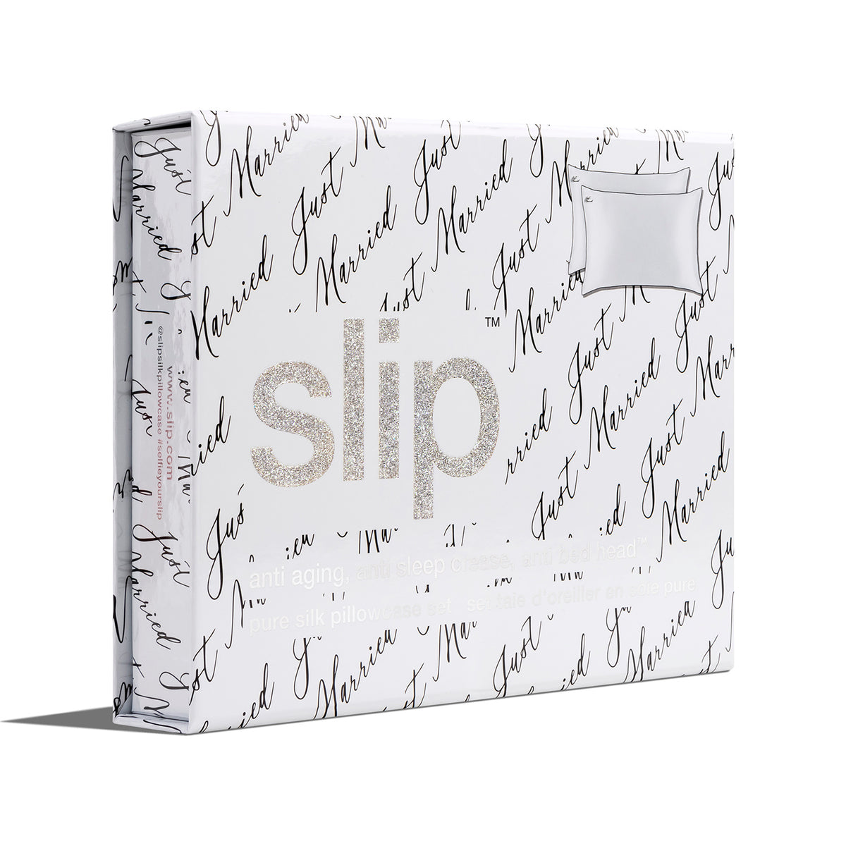 SLIP PURE SILK PILLOWCASE WHITE QUEEN ZIPPERED Slip Australia