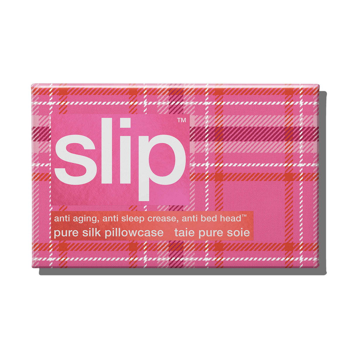 SLIP PURE SILK PILLOWCASE HIGHLAND ROSE QUEEN ZIPPERED Slip